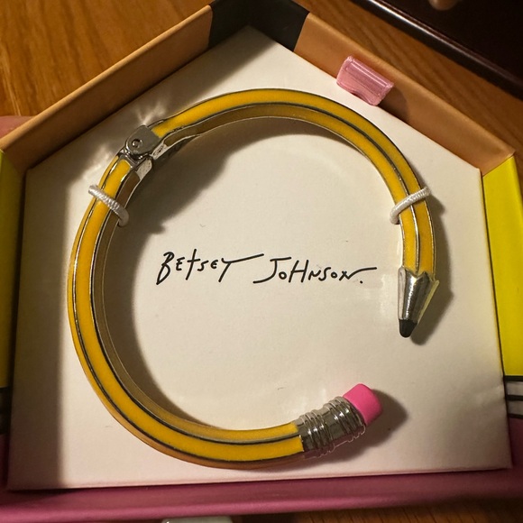 Betsey Johnson Pink and Yellow Headphones with Stylish Design - Picture 3 of 4